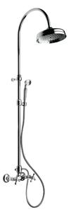 Faris Liberty - sprchová batéria nástenná, rozteč 150mm, pevná sprcha + ručná sprcha – komplet, chróm 027+AC270