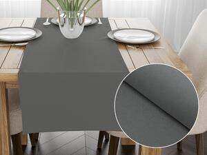 Biante Dekoračný behúň na stôl BKU-119 Antracitovo sivý 20x140 cm