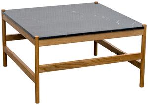 KONFERENČNÝ STOLÍK, prírodná farba, čierna, drevo, kameň, 80/45/80 cm MID.YOU - Stolíky do obývačky, Online Only