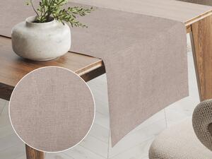 Biante Dekoračný behúň na stôl PML-051 Svetlo hnedý melír 20x120 cm