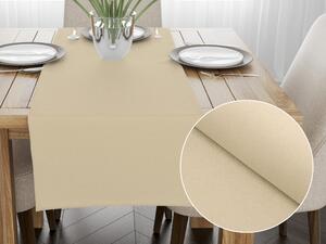 Biante Dekoračný behúň na stôl BKU-108 Krémovo béžový 20x120 cm