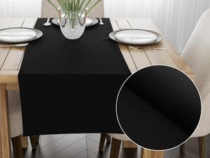 Biante Dekoračný behúň na stôl BKU-116 Čierny 20x120 cm