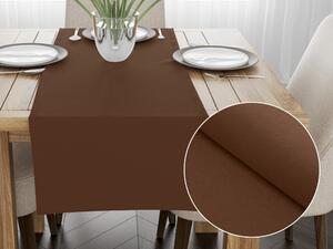 Biante Dekoračný behúň na stôl BKU-114 Čokoládovo hnedý 20x120 cm
