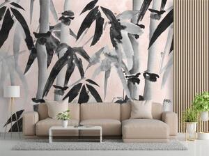 Fototapeta, Bambusový les Abstraktní textura - 100x70 cm