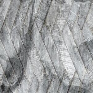 Ozdobný paraván, Klid šedi - 110x170 cm, trojdielny, klasický paraván