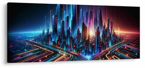 Obraz - Mesto budúcnosti (120x50 cm)