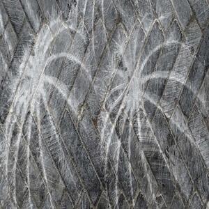 Ozdobný paraván, Abstrakt s kaktusem - 110x170 cm, trojdielny, klasický paraván