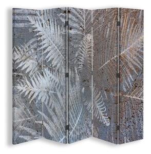 Ozdobný paraván, Palmové inspirace - 180x170 cm, päťdielny, klasický paraván