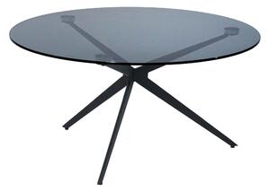 KONFERENČNÝ STOLÍK, sivá, čierna, kov, sklo, 80/80/40 cm Dieter Knoll - Stolíky do obývačky