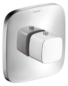 Hansgrohe PuraVida - Highflow termostatická batéria pod omietku, biela/chróm 15772400