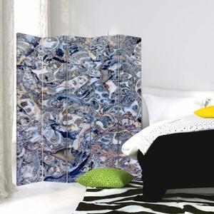 Ozdobný paraván, Mramorová mozaika - 180x170 cm, päťdielny, klasický paraván