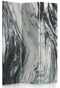 Ozdobný paraván Textura Marble Grey - 110x170 cm, trojdielny, klasický paraván