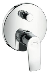 Hansgrohe Metris - Páková vaňová batéria pod omietku, chróm 31493000