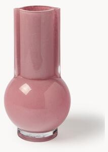 Sklenená dizajnová váza Flamingo, V 25 cm