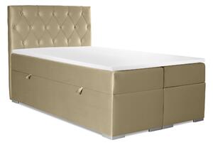 Manželská posteľ Boxspring 140 cm Ronda (zlatá) (s úložným priestorom). Vlastná spoľahlivá doprava až k Vám domov. 1044226