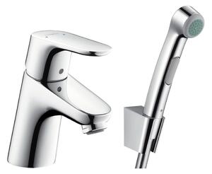 Hansgrohe Focus - Páková umývadlová batéria 70 s ručnou sprchou Bidette a sprchovou hadicou 160 cm, chróm 31926000
