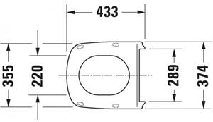 Duravit DuraStyle - WC sedátko so sklápacou automatikou, biela 0063790000