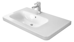 Duravit DuraStyle - Umývadlo s prepadom 800x480 mm s odkladacím priestorom vpravo, biela 232580000