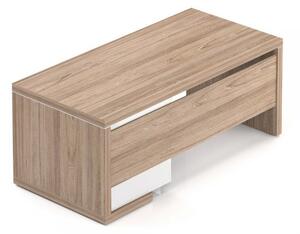 Stôl Lineart 180 x 85 cm + pravý kontajner