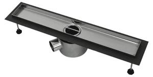 Sprchový žľab CLASSIC s horizontálnou prírubou, 90 cm