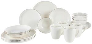 KOMBINOVANÝ SERVIS 20-dielne, nový kostný porcelán (new bone china) keramika Novel - Jedálenské sety