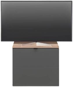SKRINKA POD TV, grafitová, dub artisan, 60/62/44 cm Hom`in - TV nábytok
