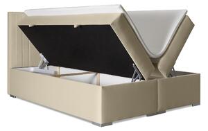 Kontinentálna posteľ 140 cm Morcano (béžová) (s úložným priestorom). Vlastná spoľahlivá doprava až k Vám domov. 1044274