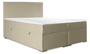 Manželská posteľ Boxspring 140 cm Morcano (béžová) (s úložným priestorom). Vlastná spoľahlivá doprava až k Vám domov. 1044274