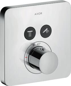 Axor ShowerSelect - Termostatická batéria pod omietku pre 2 spotrebiče, chróm 36707000