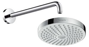 Hansgrohe Croma Select S - Hlavová sprcha 180 2jet so sprchovým ramenom 389 mm, biela/chróm 26522400 + 27413000