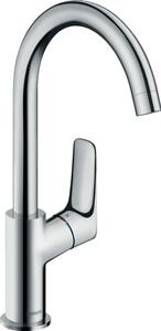 Hansgrohe Logis - Umývadlová batéria 210 s otočným výtokom a s odtokovou súpravou s tiahlom, chróm 71130000