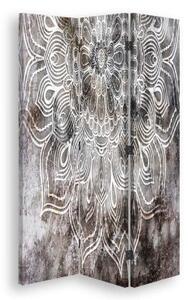 Ozdobný paraván, Orientální ornament - 110x170 cm, trojdielny, klasický paraván