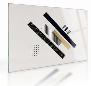 Sklenený obraz - Geometrické tvary N⁰5 (70x50 cm)