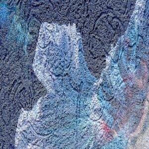 Ozdobný paraván, Tajná modrá - 145x170 cm, štvordielny, klasický paraván