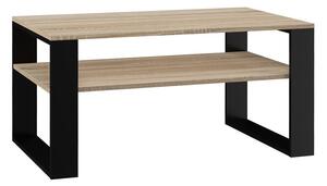 TP Living Konferenční stolek Lawa MODERN 1P dub sonoma/černý