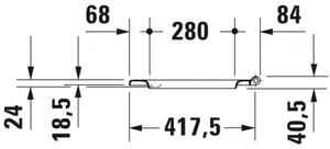 Duravit ME by Starck - WC sedátko so sklápacou automatikou, biela 0020190000