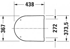 Duravit ME by Starck - WC sedátko so sklápacou automatikou, biela 0020190000