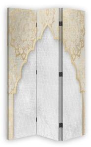 Ozdobný paraván Orientální mandala - 110x170 cm, trojdielny, klasický paraván