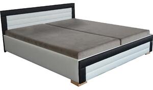Manželská posteľ 160 cm Janette (s molitanovými matracmi). Vlastná spoľahlivá doprava až k Vám domov. 774191