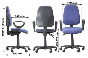 Pracovná stolička Comfort KP s podrúčkami