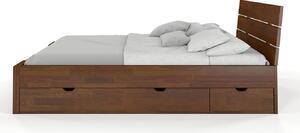 Manželská posteľ 160 cm Naturlig Tosen High Drawers (borovica). Vlastná spoľahlivá doprava až k Vám domov. 800208