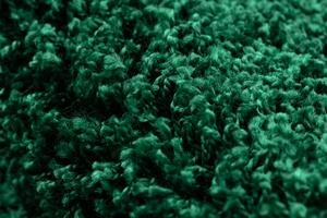 Okrúhly koberec SOFFI shaggy 5cm tmavo zelený