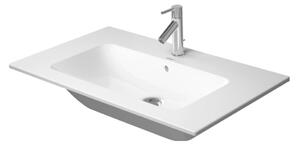 Duravit ME by Starck - Umývadlo 830x490 mm, 3 otvory pre batériu prepichnuté, biela 2336830030