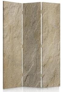 Ozdobný paraván, Pískovec - 110x170 cm, trojdielny, klasický paraván