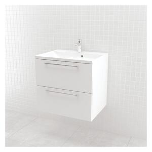 Vima 303.11 - Umývadlo so skrinkou 600x460 mm, biela lesklá