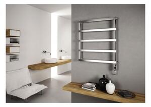 Cordivari Alessandra Electric - Radiátor elektrický 600x530 mm s ručným zapnutím/vypnutím, leštená nerez 3581680400002