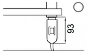 Cordivari Laura Electric - Radiátor elektrický 600x530 mm s ručným zapnutím/vypnutím, leštená nerez 3581570400002