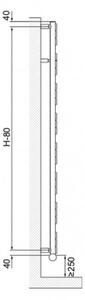 Cordivari Kelly 5010 electric - Radiátor elektrický s digitálnym ECO termostatom 1312x500 mm pravý, biela 3581726100173