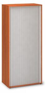 Vysoká skriňa ProOffice, žalúziové dvere 80 x 45 x 178 cm