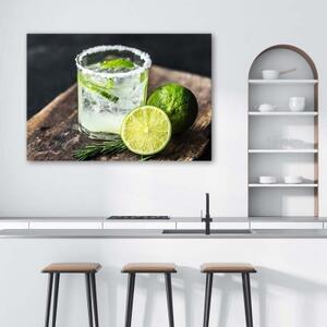 Obraz na plátně Limetkový koktejl - 60x40 cm